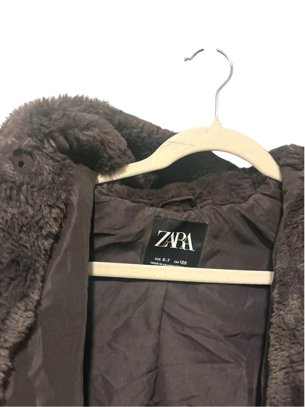 Zara Fleece Button Jacket - Picture 7 of 8